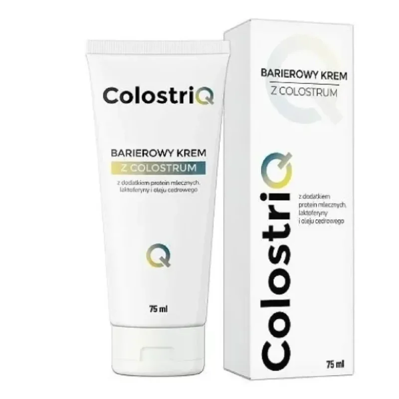 BioceriQ ColostriQ Barrier-Creme 75 ml – pflegende und feuchtigkeitsspendende Körpercreme mit Colostrum für empfindliche Haut