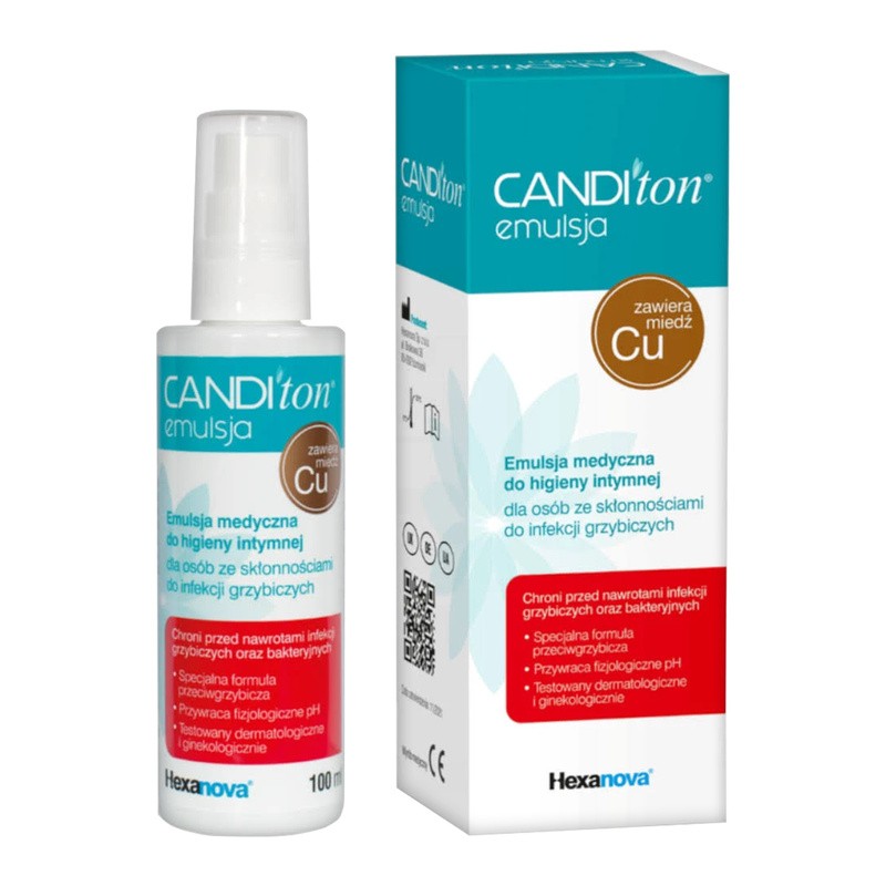Canditon Intim-Emulsion 100 ml Flasche zur Vorbeugung von Pilzinfektionen und Unterstützung der Intimhygiene