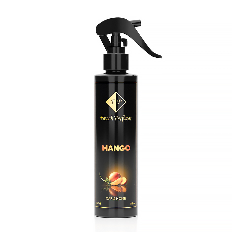 Car&Home Parfum Mango Lufterfrischer für Auto und Zuhause, tropischer, fruchtiger Duft mit Mango für frische, sonnige und fröhliche Atmosphäre.