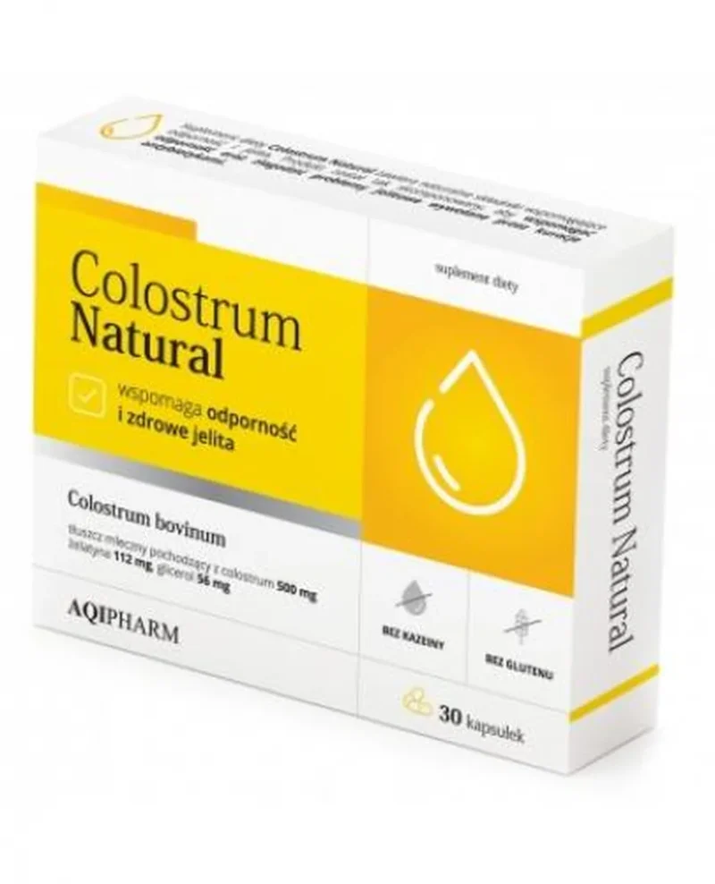 Colostrum Natural 30 Kapseln – Ghee-Colostrum für Kinder ab 10 Jahren und Erwachsene, zur Unterstützung von Gesundheit und Energie