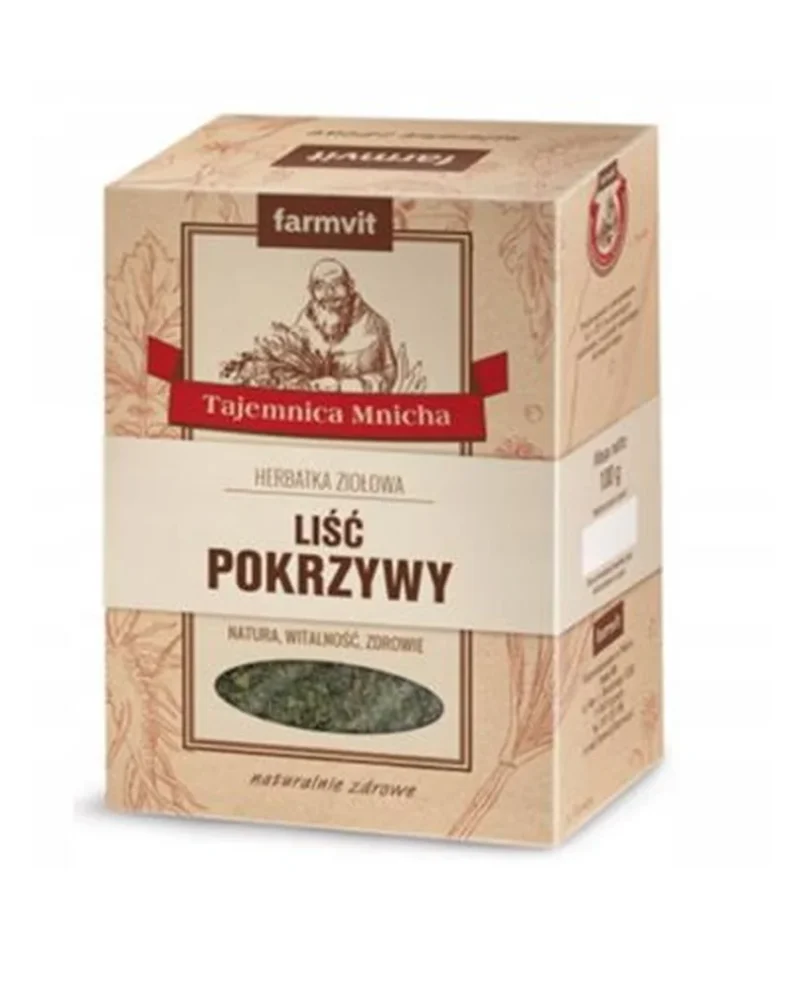 Farmvit Brennnesselblatt 100 g – getrocknete grüne Blätter für Tee, Aufgüsse und kulinarische Verwendung