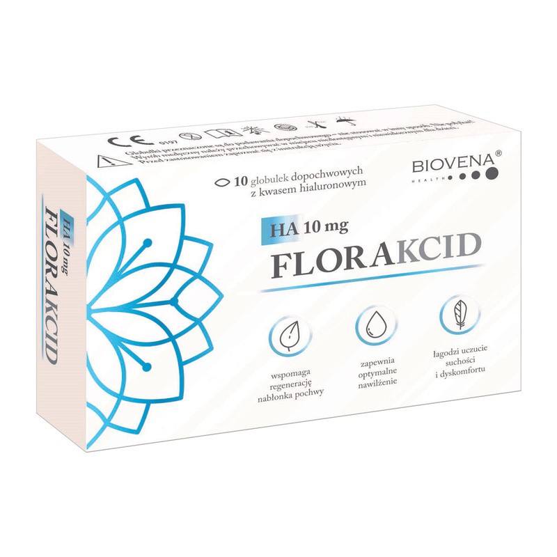 Florakcid HA 10 mg Vaginalzäpfchen – feuchtigkeitsspendend, schützt die Vaginalschleimhaut und unterstützt natürliche Regeneration