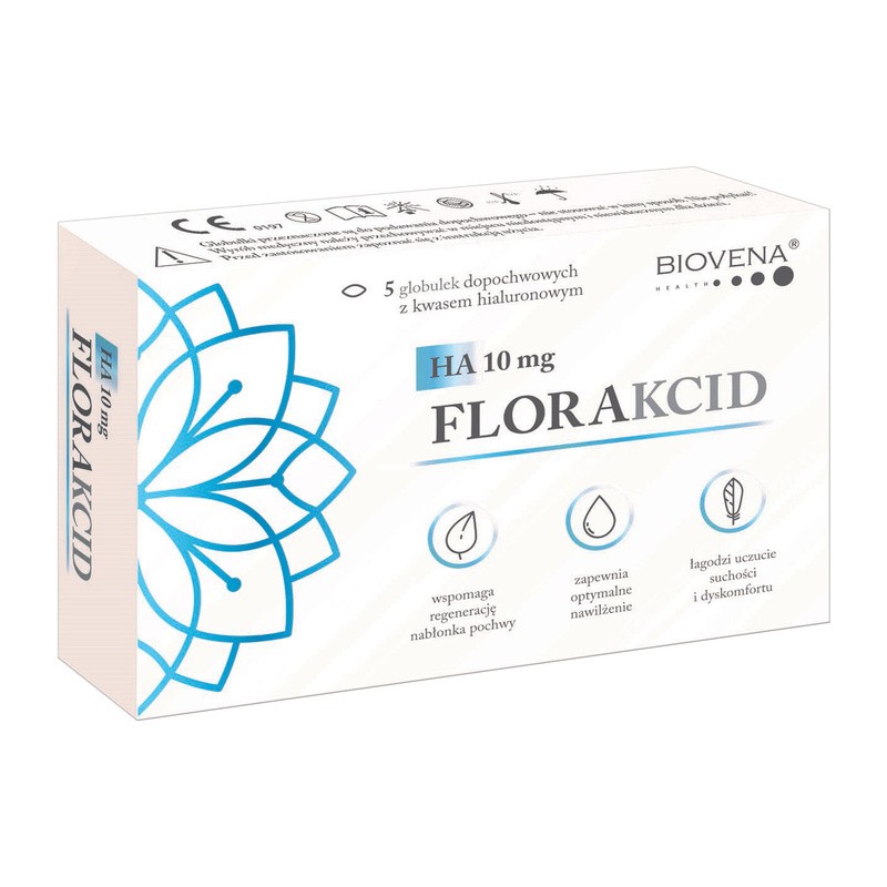 Florakcid HA 10 mg Vaginalzäpfchen – feuchtigkeitsspendend, schützt die Vaginalschleimhaut und unterstützt natürliche Regeneration