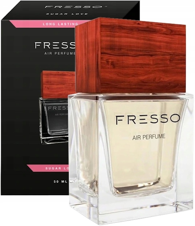 Fresso Sugar Love Auto-Parfüm 50 ml – süßer Duft aus Vanille, Mandeln, Birne und blumigen Noten für Auto und Innenräume