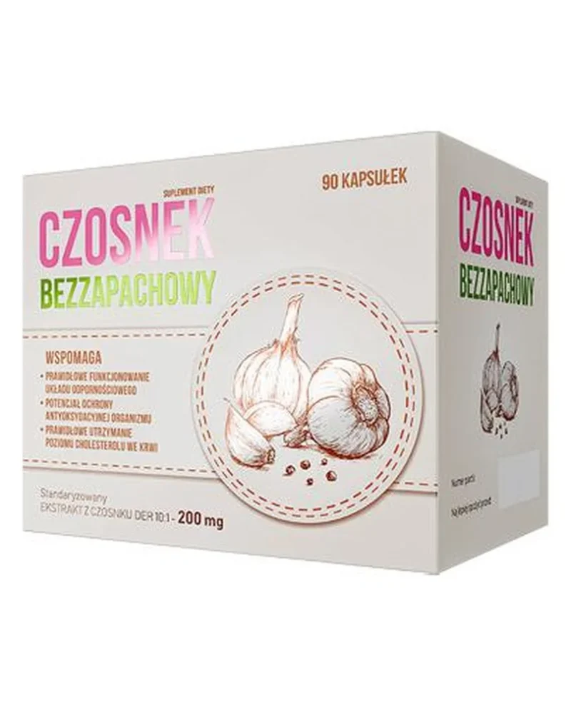 Geruchsneutraler Knoblauch Kapseln mit DER10:1 Extrakt zur Unterstützung von Immunsystem und Cholesterin