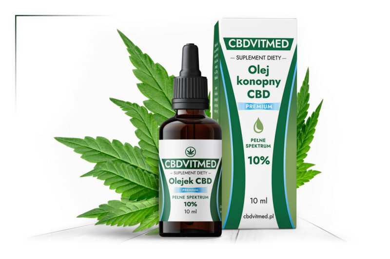CBD Öl 10% CBDVITMED natürliches Hanföl Vollspektrum 10 ml