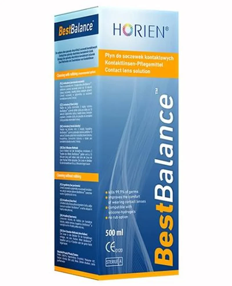 Horien BestBalance Kontaktlinsenlösung 500 ml für weiche Kontaktlinsen