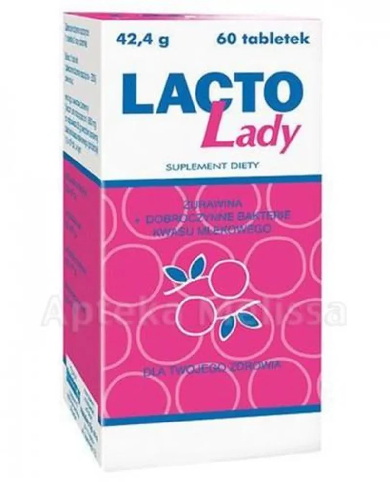 Lacto Lady 60 Tabletten – Nahrungsergänzungsmittel mit Cranberry-Extrakt