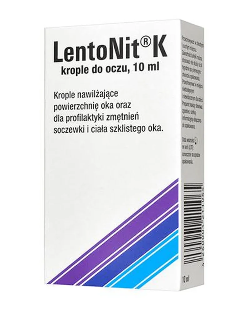 LentoNit K Augentropfen 10 ml zur Befeuchtung der Augen und Prophylaxe von Linsentrübungen