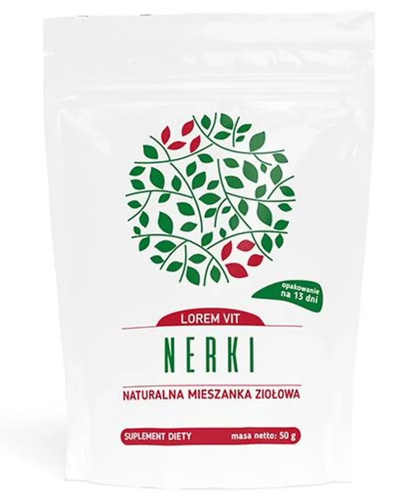 Lorem Vit Nieren 50 g – pflanzliches Nahrungsergänzungsmittel zur Unterstützung der Nierenfunktion und Entgiftung