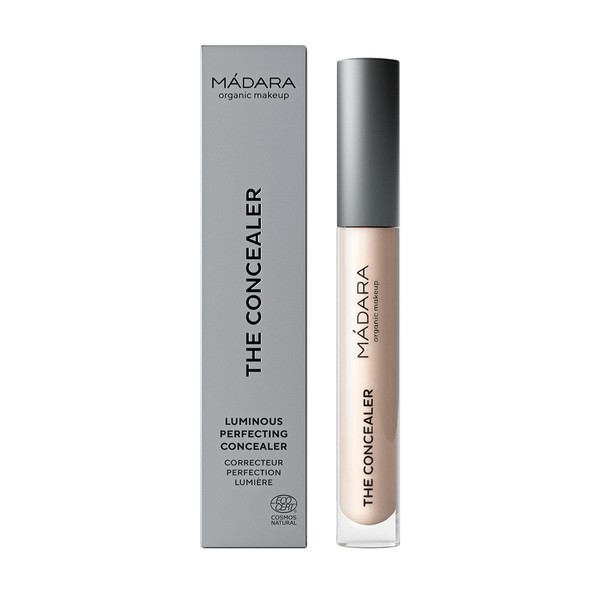 Madara Luminous Perfecting Concealer Vanilla 15 – natürlicher Concealer mit mittlerer Deckkraft, kaschiert Augenringe, Rötungen und sorgt für strahlende Haut.