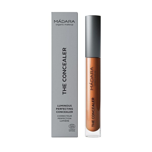 Madara Luminous Perfecting Concealer Mocha 65 – natürlicher Concealer mit mittlerer Deckkraft, kaschiert Augenringe, Rötungen und sorgt für strahlende Haut.