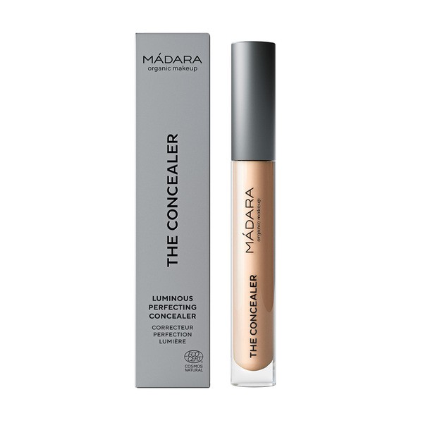 Madara Luminous Perfecting Concealer Sand 33 – natürlicher Concealer mit mittlerer Deckkraft, kaschiert Augenringe, Rötungen und sorgt für strahlende Haut.