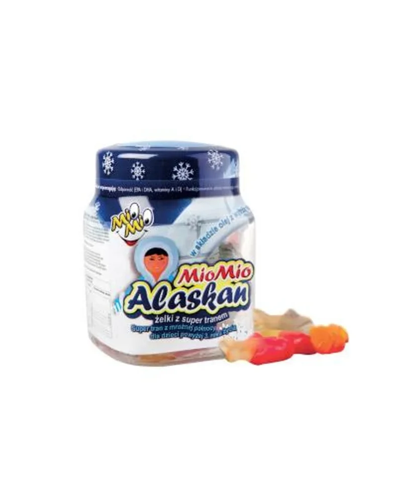 MioMio Alaskan Gummibärchen mit Supertran 30 Stück – Nahrungsergänzung für Kinder zur Unterstützung von Immunsystem, Gehirn und Augen