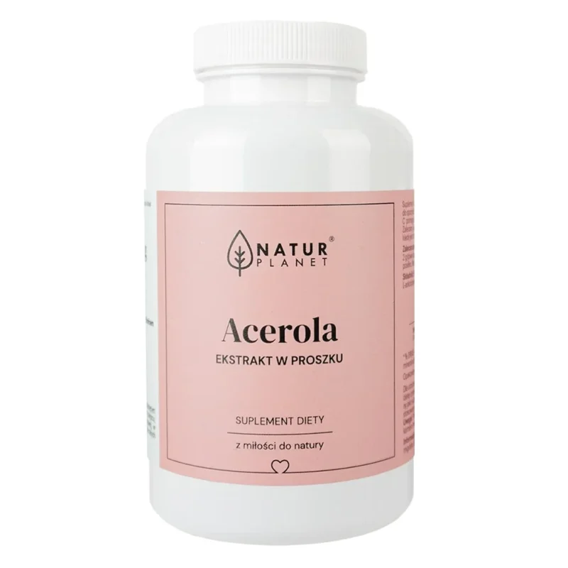 NATUR PLANET Acerola Pulver, 250 g, mit natürlichem Vitamin C zur Unterstützung des Immunsystems