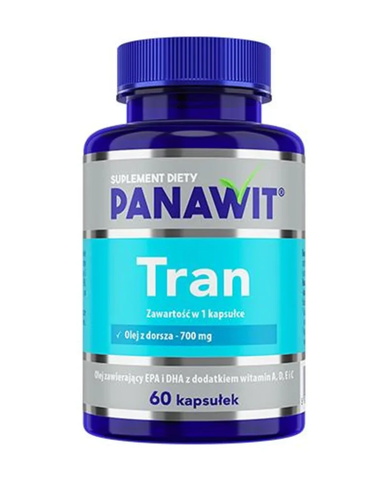 Panawit Lebertran 60 Kapseln – Nahrungsergänzung mit Omega-3, DHA, EPA und Vitaminen zur Unterstützung von Herz, Gehirn und Immunsystem