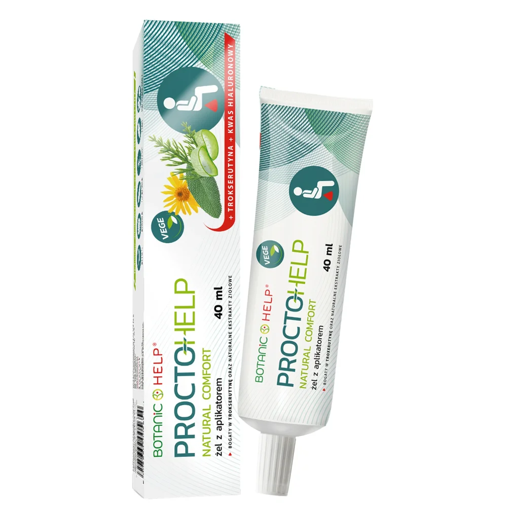 ProctoHelp Natural Comfort Gel mit Applikator zur Pflege bei Hämorrhoiden 40 ml