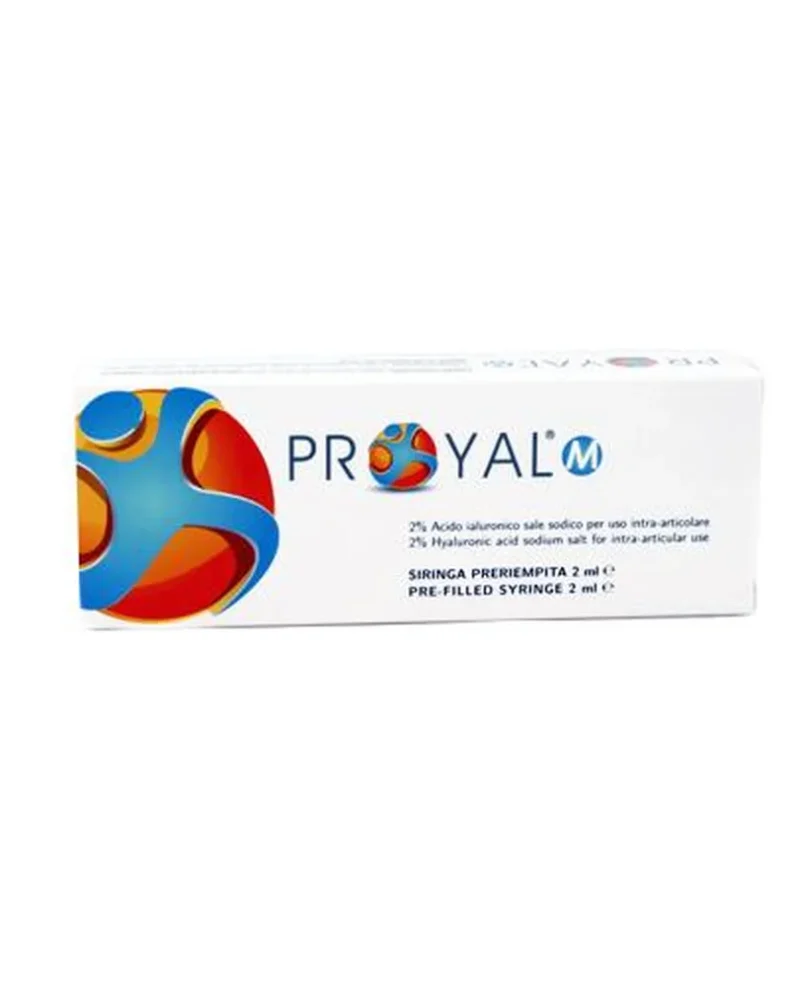 Proyal 40 M sterile Gelenkinjektion, 2 ml, Hyaluronsäure Gel für Knieschmerzen und Gelenkfunktion