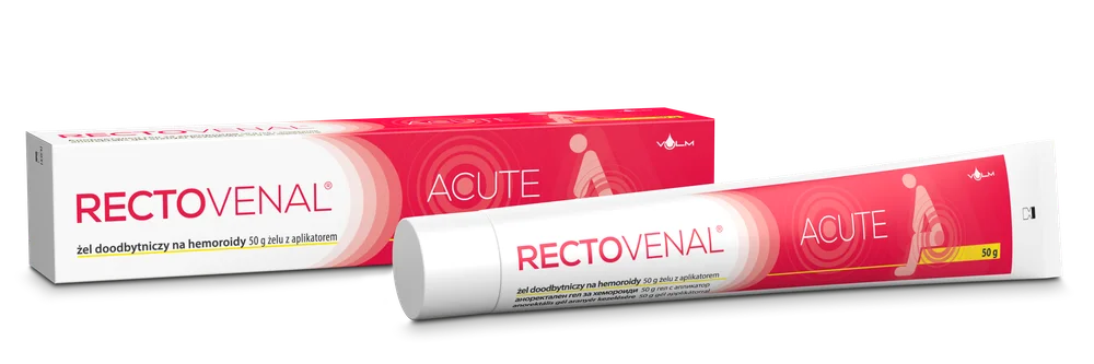 Rectovenal Acute rektales Gel mit Applikator zur Linderung von Hämorrhoidenbeschwerden 50 g
