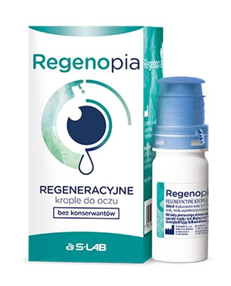 Regenopia regenerierende Augentropfen 10 ml – ohne Konservierungsstoffe, mit Hyaluron, Trehalose und D-Panthenol