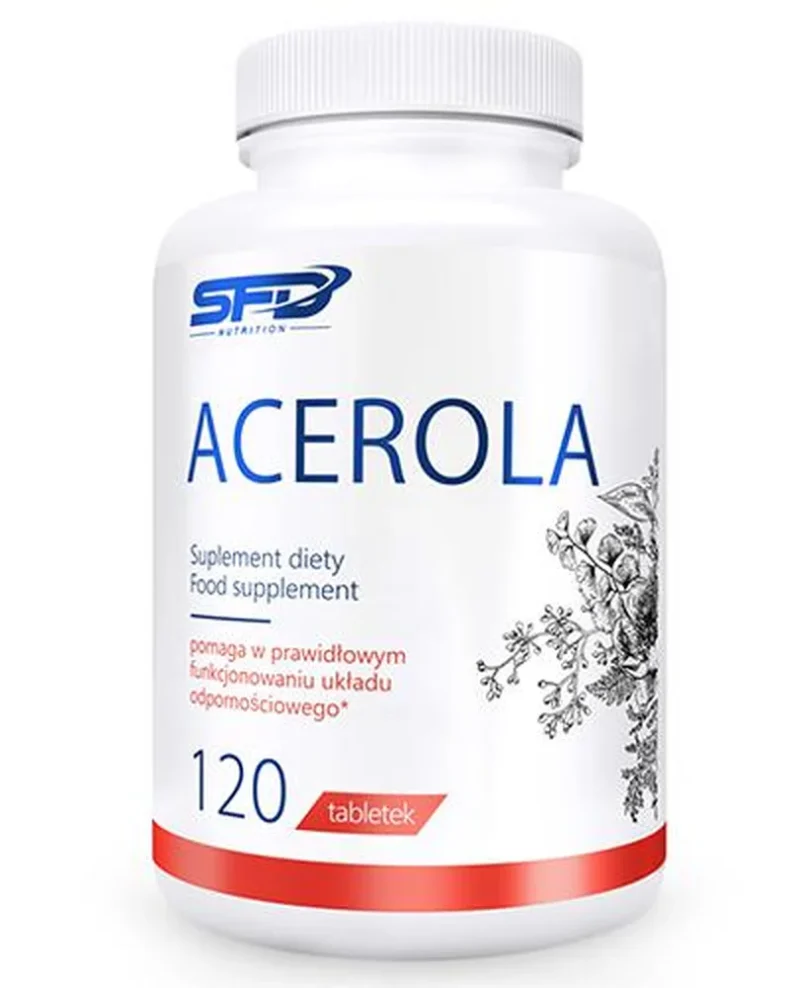 SFD Acerola Tabletten mit Acerola-Extrakt und Vitamin C zur Unterstützung des Immunsystems und Zellschutzes