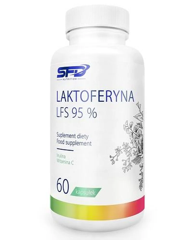 SFD Laktoferrin LFS 95% Kapseln mit Vitamin C und Inulin Nahrungsergänzung
