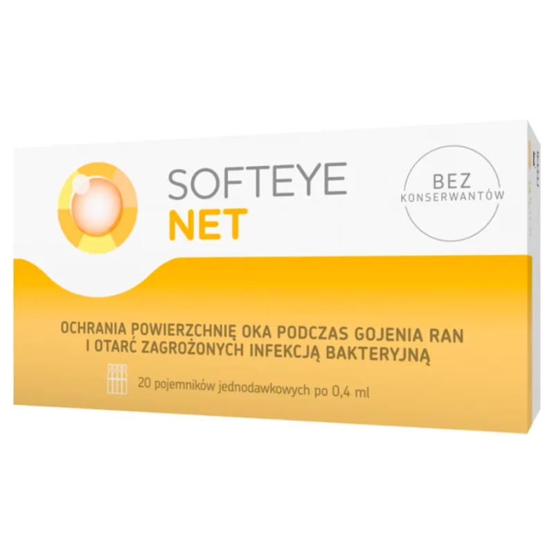 Softeye Net Augengel 20 Einzeldosen à 0,4 ml mit Hyaluronsäure