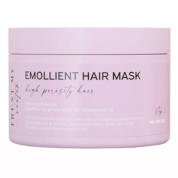 Trust My Sister emolliente Haarmaske für hochporöses Haar mit natürlichen Ölen