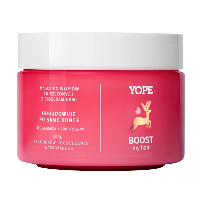 YOPE Boost My Hair Haarmaske für geschädigtes Haar mit Bioceramiden – regenerierende Natur-Haarpflege