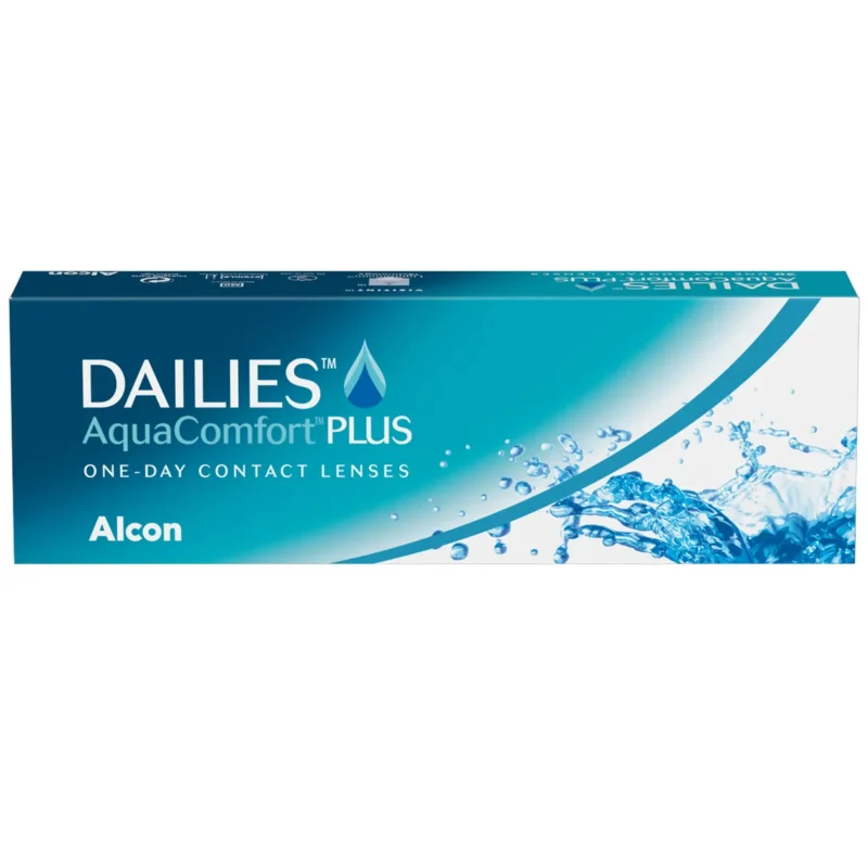 Dailies AquaComfort Plus OneDay Tageskontaktlinsen weiche 1-Tageslinsen für klaren Sehkomfort