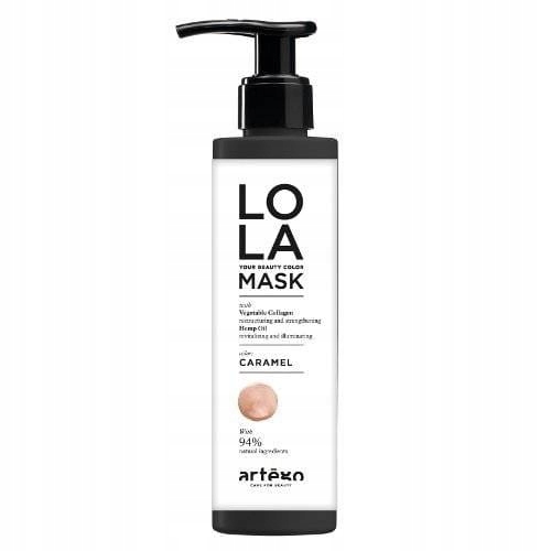 Artego LOLA Caramel Tönungsmaske 200 ml zur Farbauffrischung und Pflege der Haare