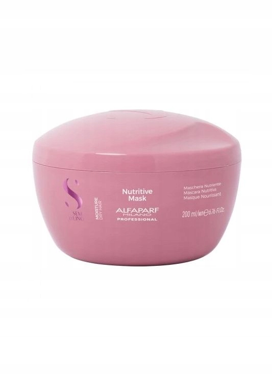 Alfaparf Semi Di Lino Moisture feuchtigkeitsspendende Haarmaske für trockenes Haar 200 ml