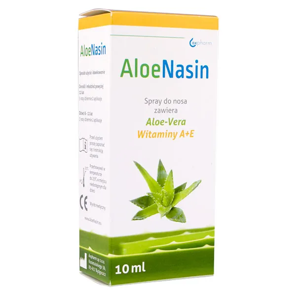 AloeNasin Nasenspray 10 ml zur Regeneration und Befeuchtung der Nasenschleimhaut