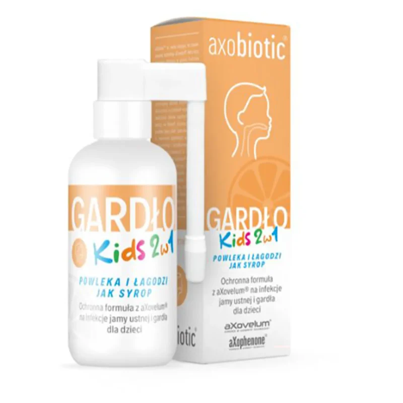 AxoBIOTIC Gardło Kids 2in1 Halsspray für Kinder ab 1 Jahr