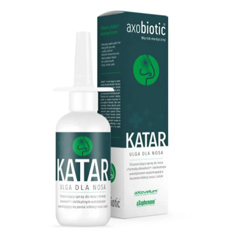 AxoBIOTIC Katar Nasenspray 30 ml zur Reinigung und Pflege der Nasenschleimhaut
