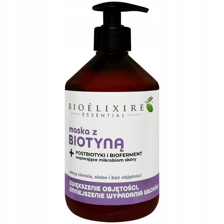 Bioélixire Biotin Haarmaske 500 ml stärkende Pflege für feines und schwaches Haar