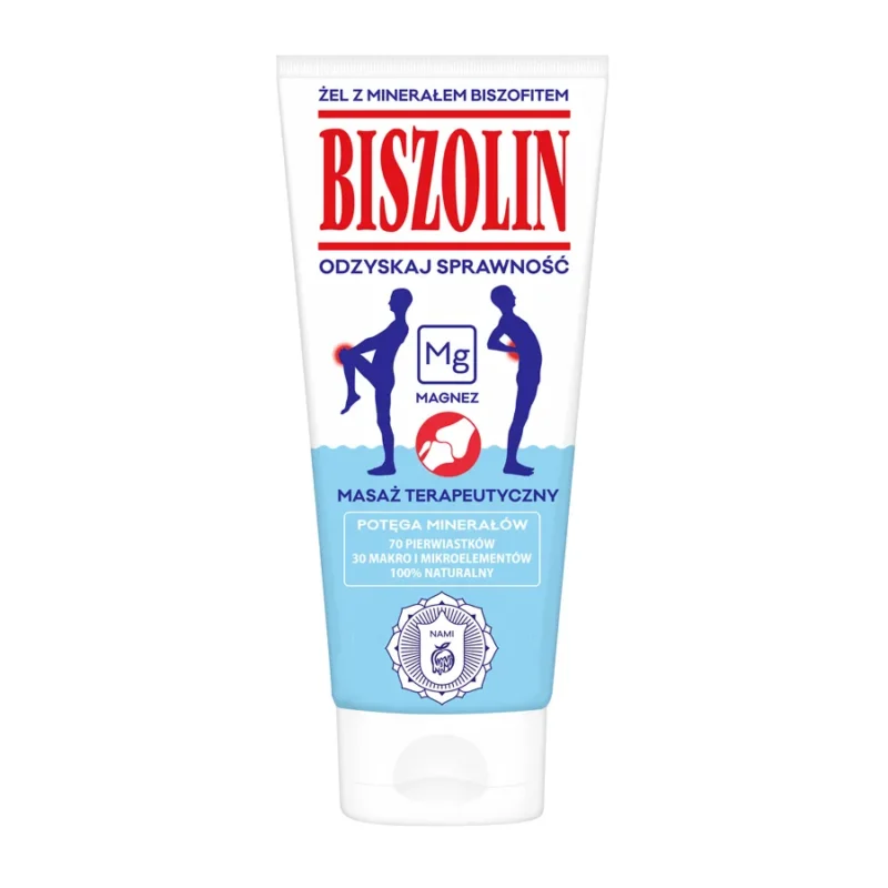 Biszolin Magnesiumgel mit Bischofit 190 g Mineralgel zur Massage und Hautpflege