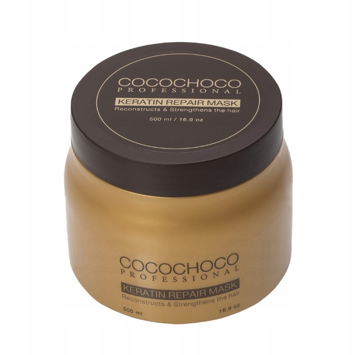 COCOCHOCO Keratin Repair Haarmaske 500 ml zur Regeneration geschädigter Haare
