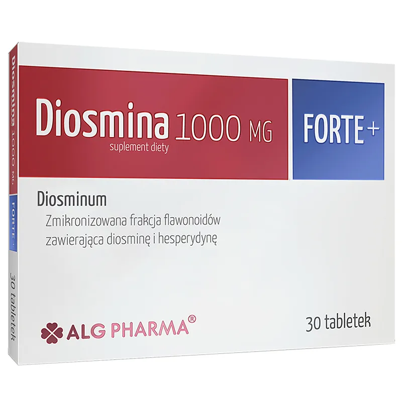 Diosmin 1000 mg Forte ALG Pharma Nahrungsergänzungsmittel mit Diosmin und Hesperidin 30 Tabletten
