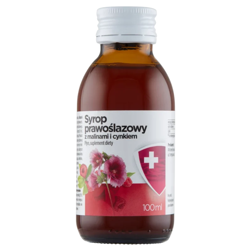 Eibischsirup mit Himbeeren und Zink 100 ml für Hals und Rachen