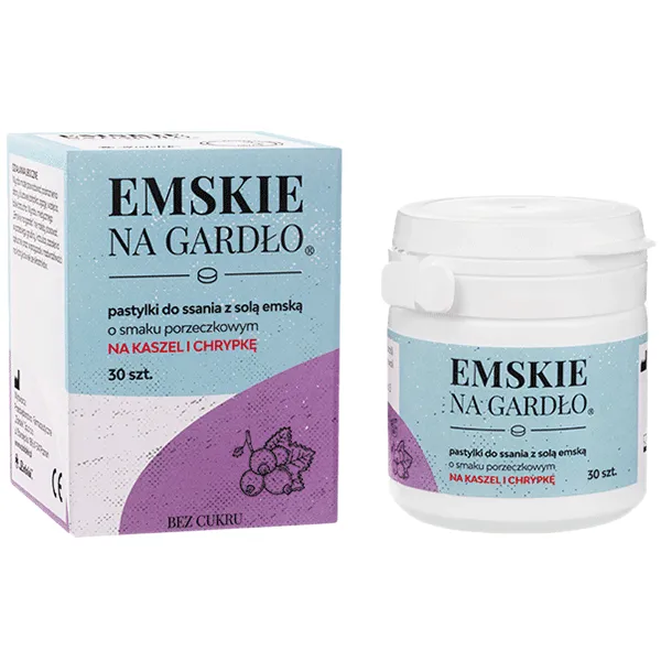 Emser Halstabletten Johannisbeere zuckerfrei mit Emser Salz gegen Husten und Heiserkeit