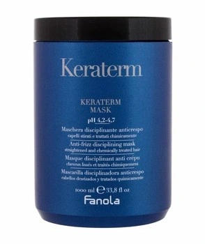 Fanola Keraterm Keratin-Haarmaske 1000 ml glättende Pflege nach chemischen Behandlungen