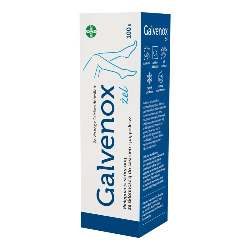 Galvenox Gel 100 g kühlendes Beinpflege-Gel bei schweren Beinen und Besenreisern
