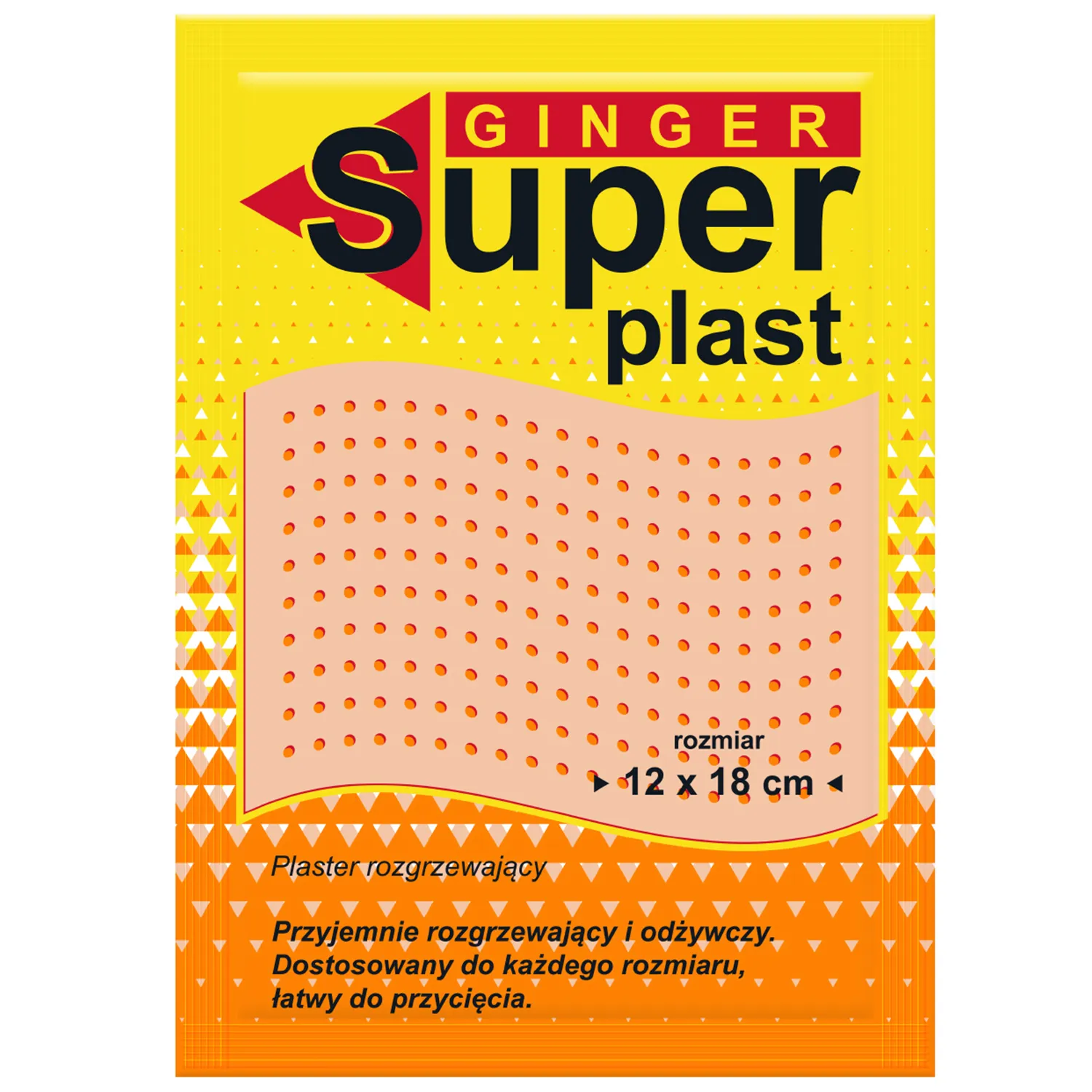 Ginger Super Plast Wärmepflaster 12 x 18 cm mit Ingwer