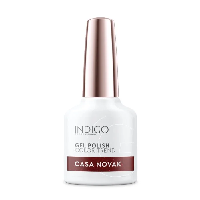 Casa Novak Hybrid-Nagellack mit Glitzer 7 ml intensive Farbe für professionelles Nageldesign