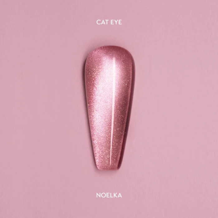 Zartrosa Noelka Hybrid-Nagellack mit Cat-Eye- und Flash-Effekt 7 ml