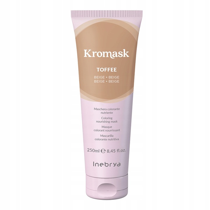 Inebrya Kromask Toffee färbende Maske 250 ml zur Farbauffrischung und intensiven Haarpflege