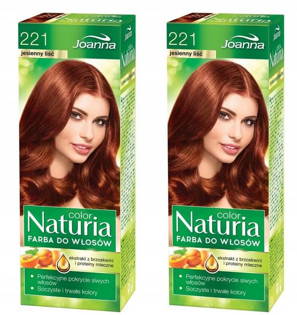 Joanna Naturia Color Haarfarbe Herbstblatt 221 Kupfer