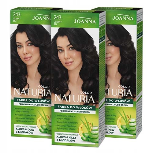 Joanna Naturia Color Haarfarbe Schwarzer Holunder 243 Schwarz