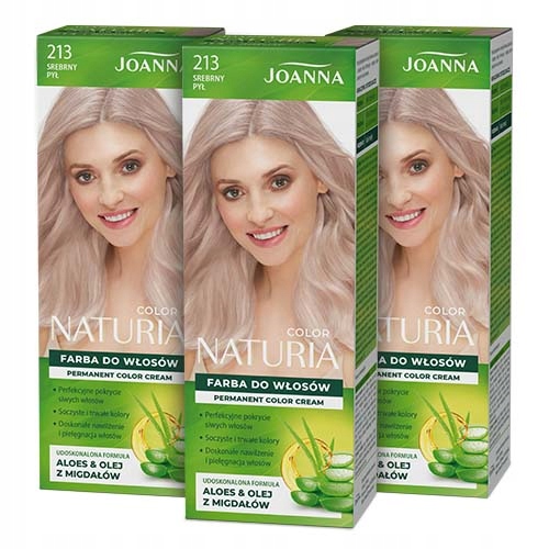 Joanna Naturia Color Haarfarbe Silberstaub 213 sehr helles Blond